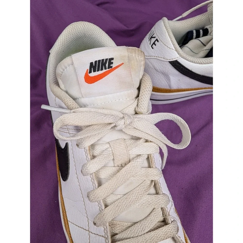 Nike Court Legacy Next Nature Low Top Sneakers White Black Orange dh3161-100
